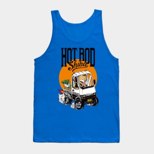 Hot rod Shiba (classic white) Tank Top